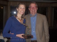 Nannette accepts award for Dave Nesheim Memorial Shootout (video)